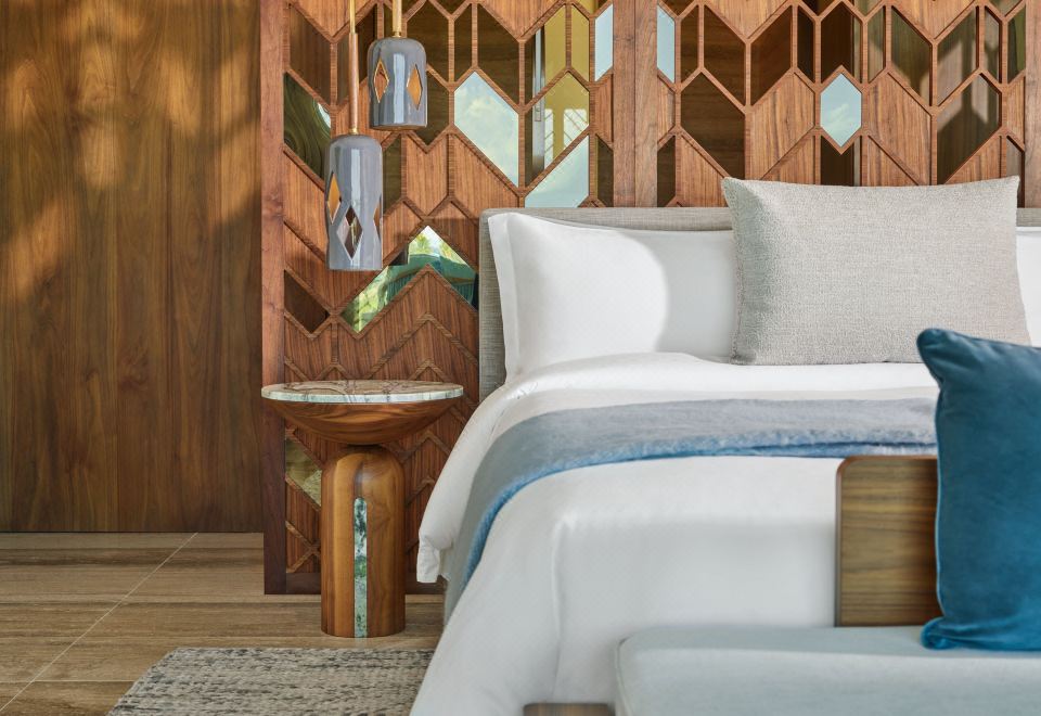 阿特拉斯套房，1張特大床，海景，户外浴缸，露台