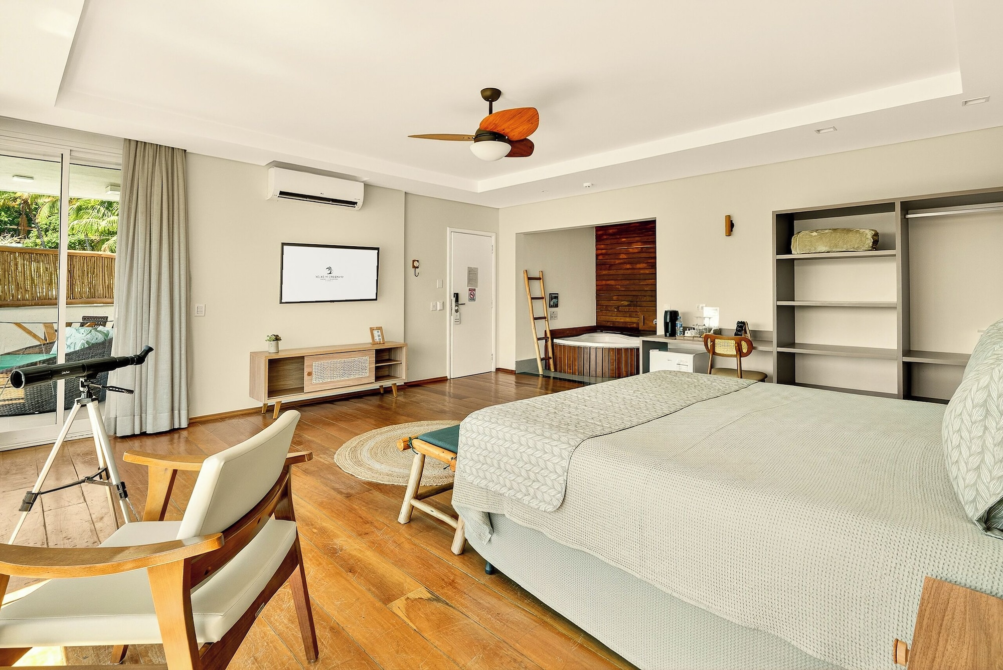 独家双人房， 按摩浴缸