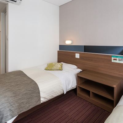 ツインルーム(禁煙) スーパーホテル Lohas 博多駅・筑紫口天然温泉 クーポン