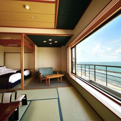 そよ風館和室ベッドルーム 大観荘せなみの湯 クーポン