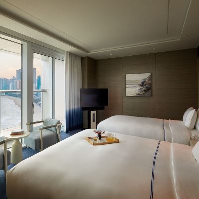 시그니엘 프리미어 패밀리 트윈룸 오션뷰 (Salon de SIGNIEL 라운지&실내외수영장&키즈라운지 이용 무료) 시그니엘 부산 쿠폰