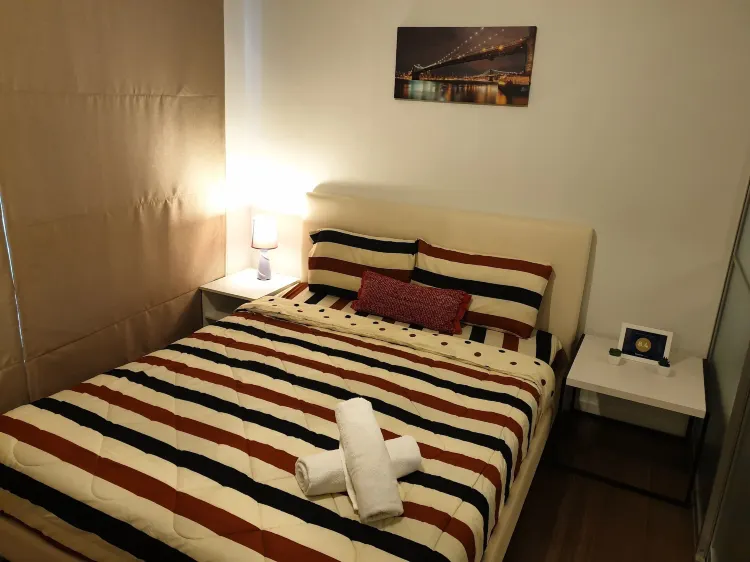 อพาร์ตเมนต์แบบหนึ่งห้องนอนที่มีวิวภูเขา