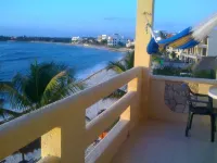 Direct Oceanfront, Corner Balcony Panoramic View of Beach, Half Moon Bay, Akumal