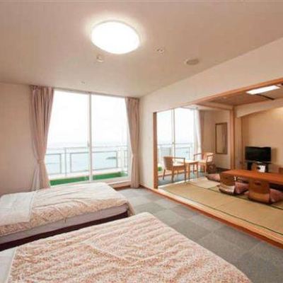 和室8畳、オーシャンビュー 湯野浜温泉　うしお荘 クーポン