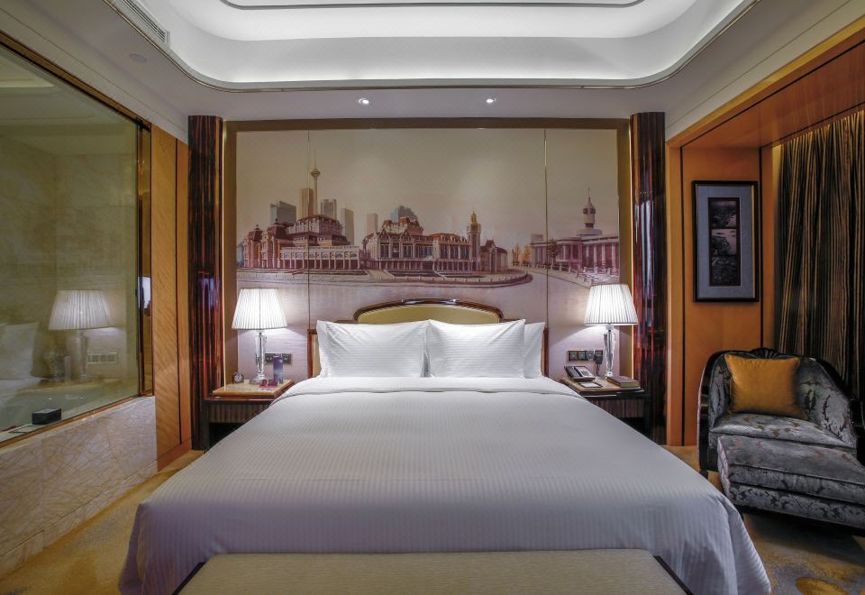 高級豪華大床房（悅享城景+超大浴缸+深睡床墊）