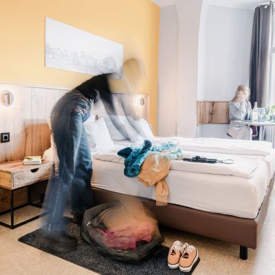 Double Room with Shared Bathroom Three Little Pigs Hostel Berlin Promo Code