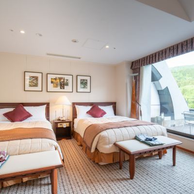 箱根景特別樓層奢華雙床房 富士御殿場倫勃朗高級飯店優惠