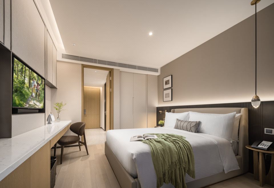 单房公寓（洗烘机+冰箱+投屏）