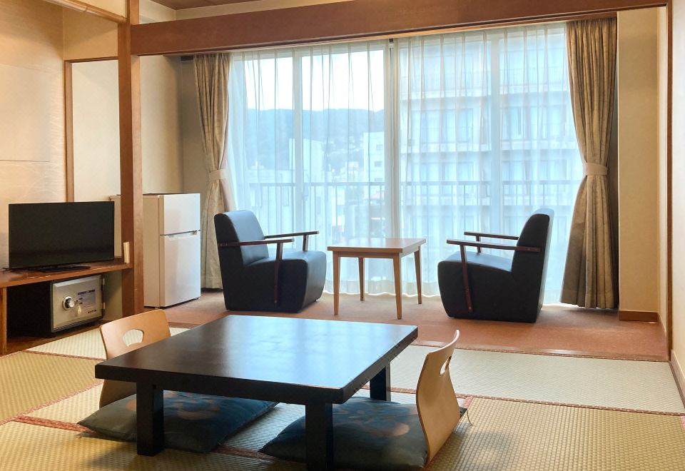 Japanese Room, River View, Non-Smoking (Stairs Available [8 Tatami])