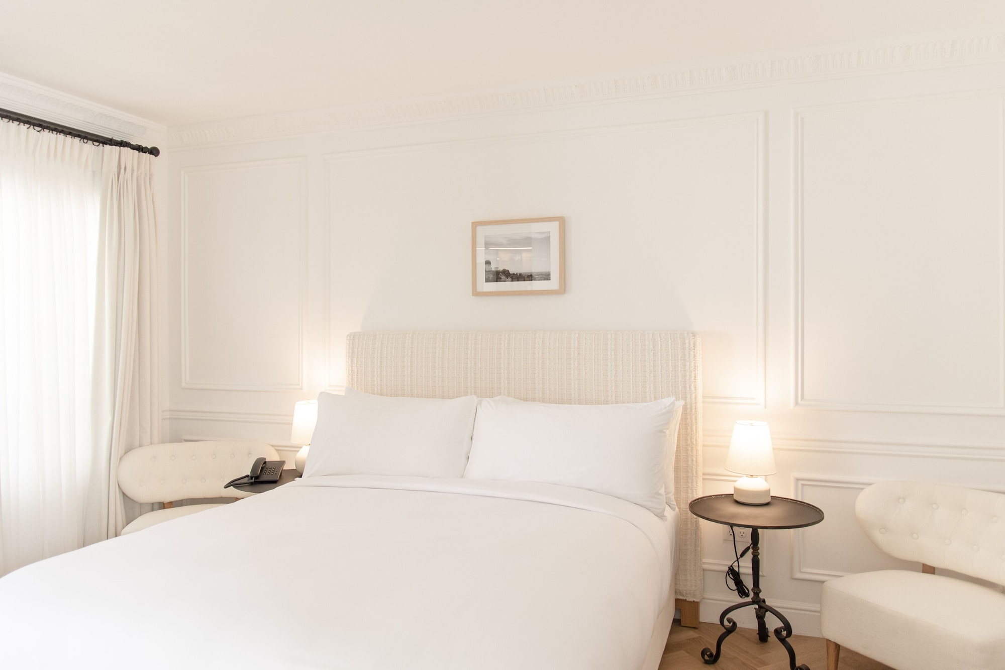 客房， 阳台， 庭院景观