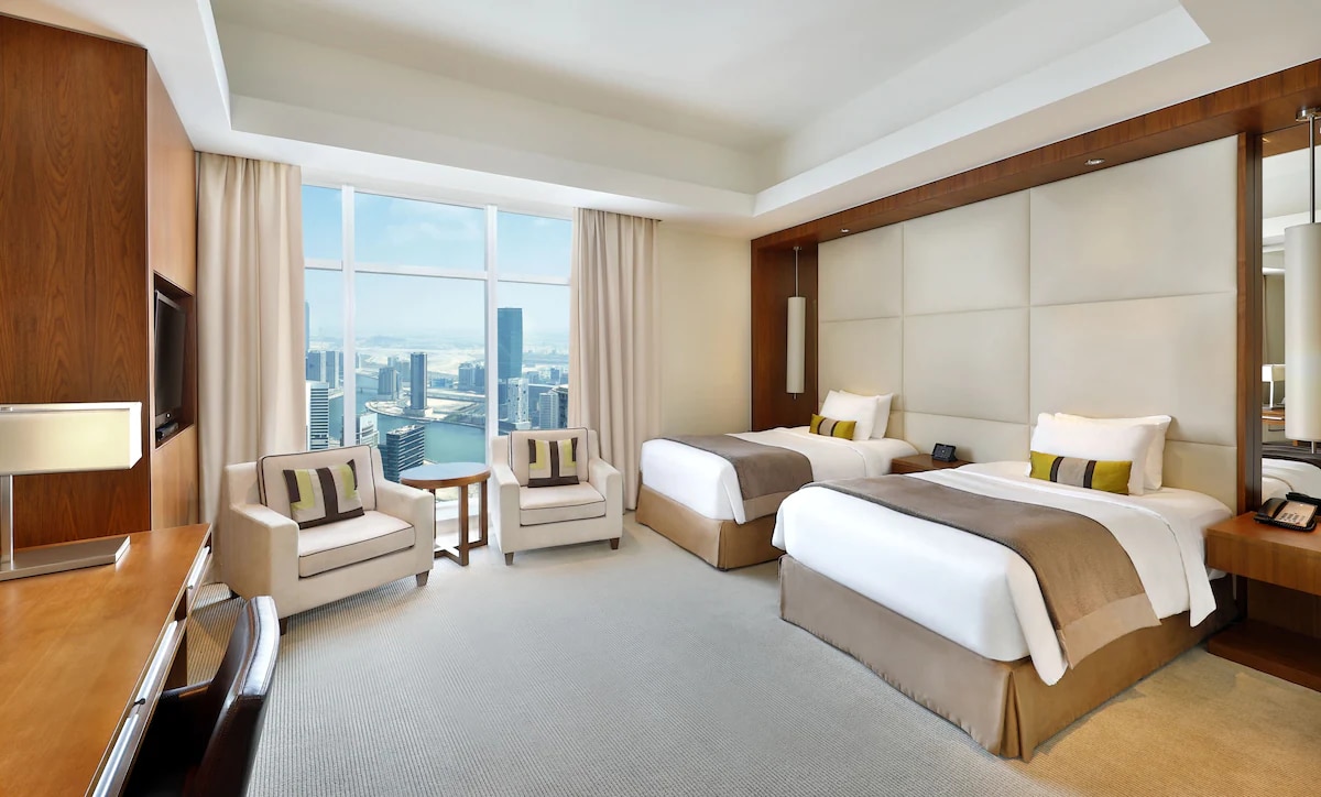 JW Marriott Marquis Hotel Dubai海景特大床房