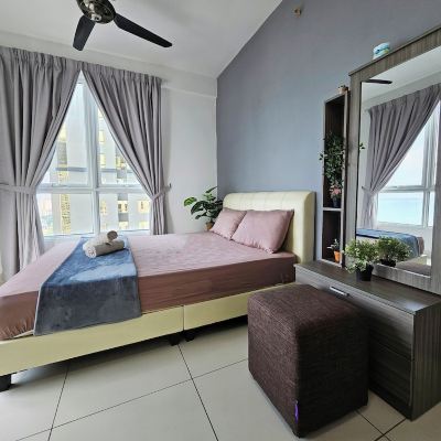 Suite Panoramik, 3 Bilik Tidur, Pemandangan Laut Kupon Sky Hive Cozy Apartment Suite, Georgetown