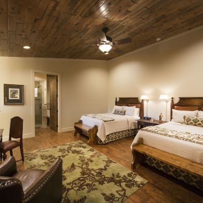 Deluxe Double Room, 2 Queen Beds, Private Bathroom, River View Joshua Creek Ranch Promo Code
