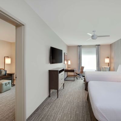 Suite With 2 Queen Beds-Hearing Accessible-Non Smoking Homewood Suites by Hilton Louisville Downtown, KY Promo Code