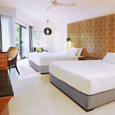 豪華庭院雙床房 斐濟麗笙度假酒店優惠