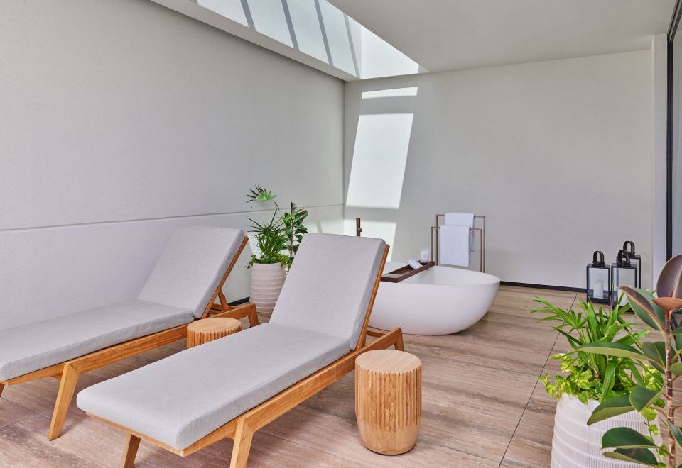 阿特拉斯套房，1張特大床，海景，户外浴缸，露台