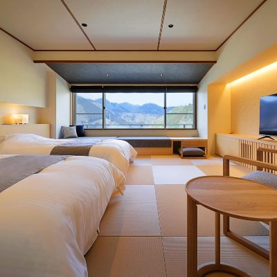 プレミアムルーム(2ベッド、木漏れ日タイプ、ウエストウイング) 源蔵の湯　鳴子観光ホテル クーポン