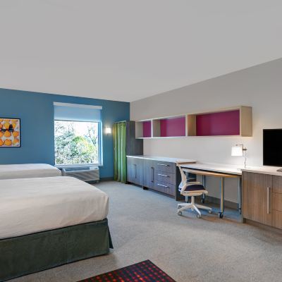 Studio with 2 Queen Beds and Roll-in Shower - Mobility/Hearing Accessible - Non-Smoking Home2 Suites by Hilton Largo Promo Code