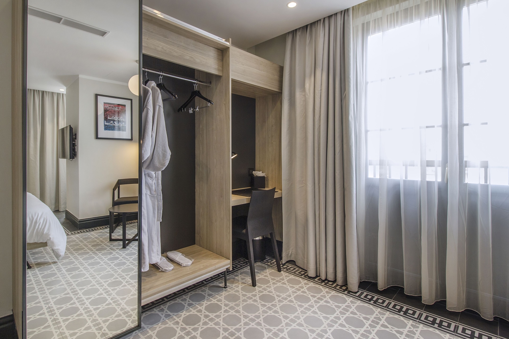 小型双床或双人房阳台（双床或双人房）