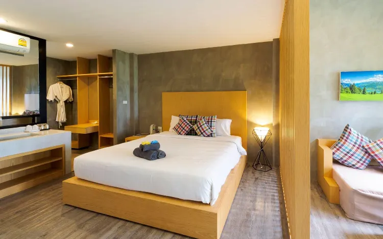 ห้องสวีทพร้อมสิทธิ์ในการเข้าใช้บริการสระว่ายน้ำ