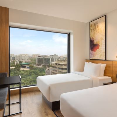 標準城景客房，2雙床 萬楓萬豪飯店孟買國際機場優惠