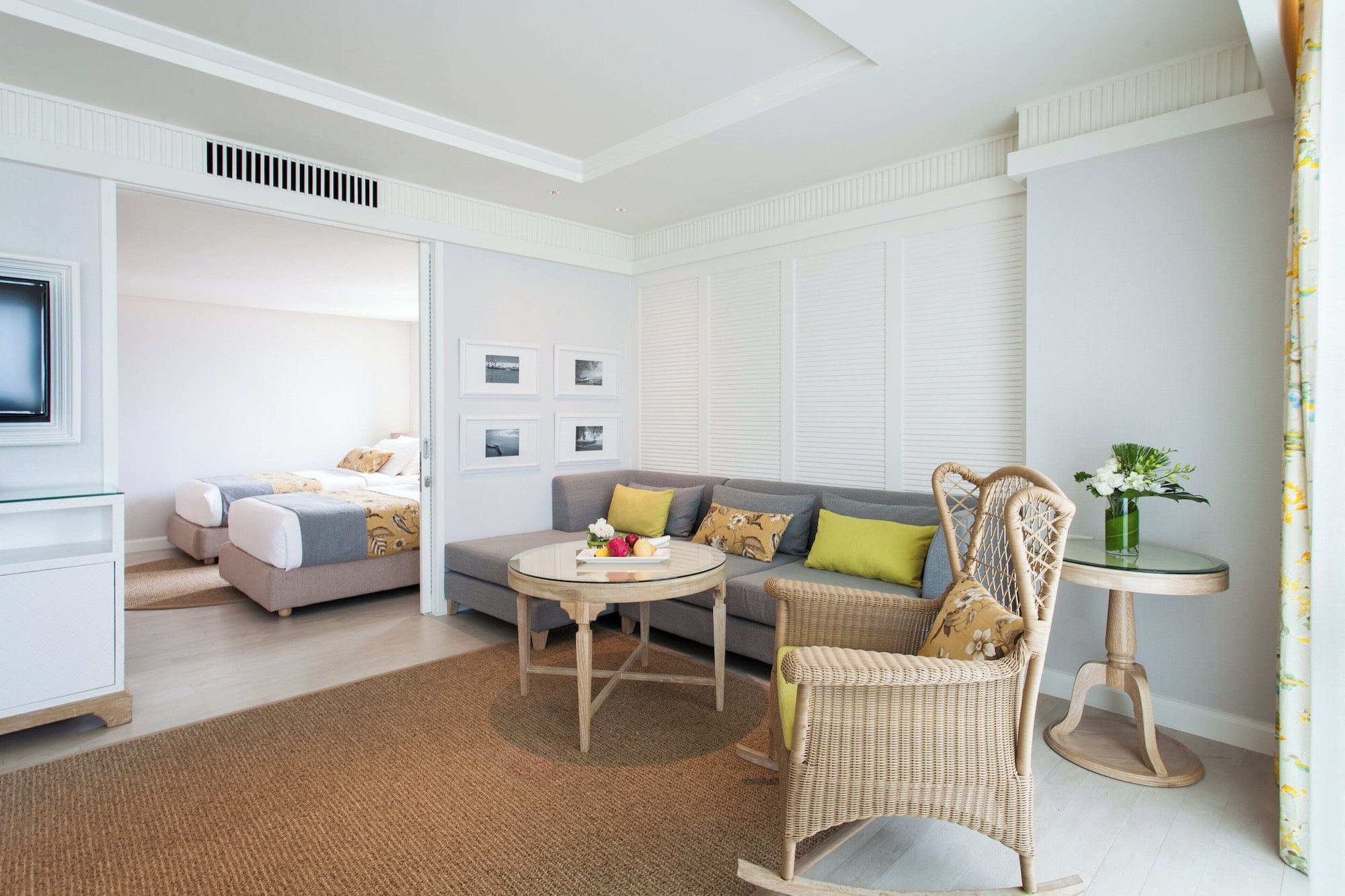 山坡景家庭套房