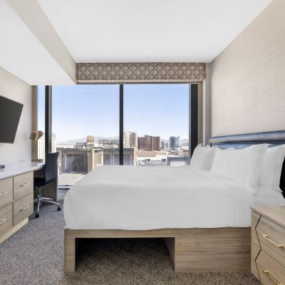 Junior King Suite Hearing Accessible Hilton Grand Vacations Club Elara Center Strip Las Vegas Promo Code