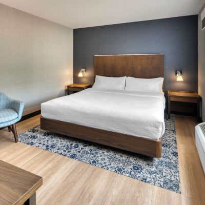 一卧室套房 - 帶1張特大床、梳化床和壁爐 - 底樓 巴里福朋喜來登酒店優惠