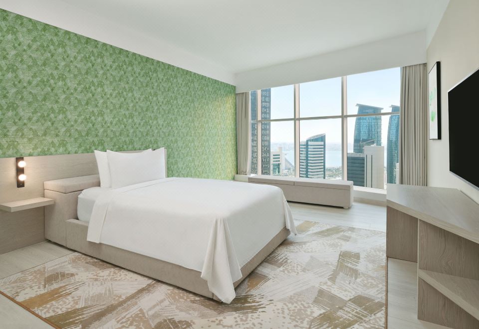 大型两卧室城景公寓