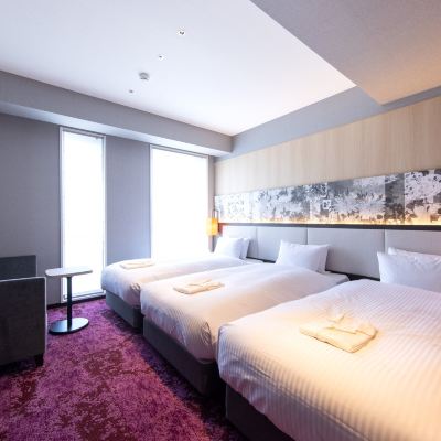 カジュアルトリプルルーム 大人3名用 ホテルフォルツァ京都四条河原町 クーポン