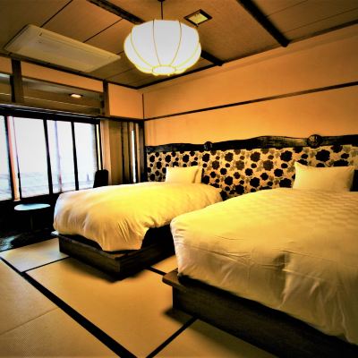 和風ツインルーム(和室10畳・浴室・トイレ付き)(禁煙)(別館) 大丸温泉旅館 クーポン