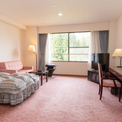 スーペリアツイン角部屋＜ゲレンデビュー＞ 越後湯沢温泉　露天大岩風呂の宿　湯沢東映ホテル クーポン