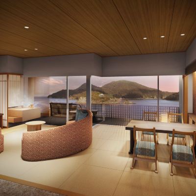 和洋式オーシャンビュールーム(浴室)(本館) 汀邸 遠音近音 （みぎわてい をちこち） クーポン