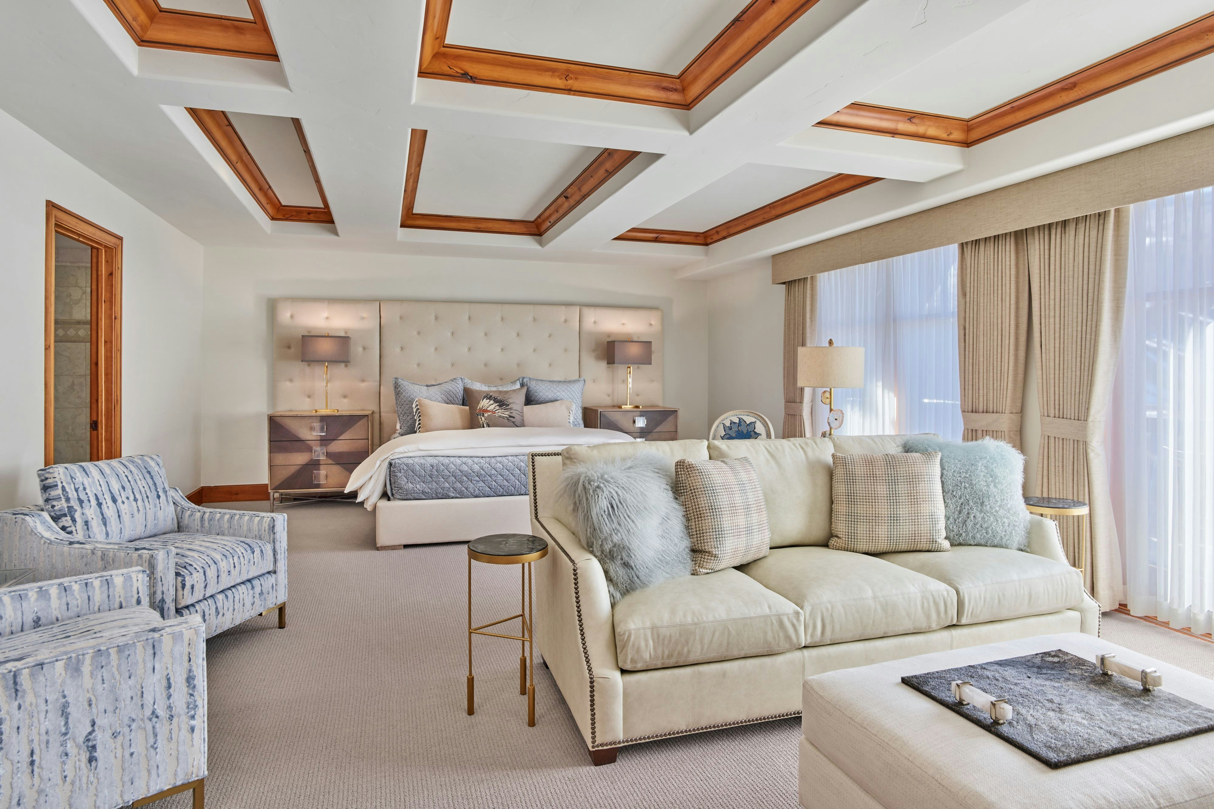 山景，3卧室顶层套房，滑雪场景观