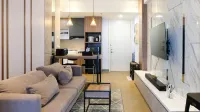 Aesthetic 2Br Connected to Mall at Supermall Mansion Apartment Hotels in Sambikerep