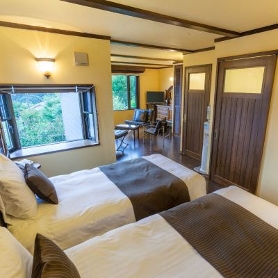 Main Building Regular Floor Comfort, Corner Twin With Bath, Mountain View 欧風宿　ぶどうの樹 クーポン