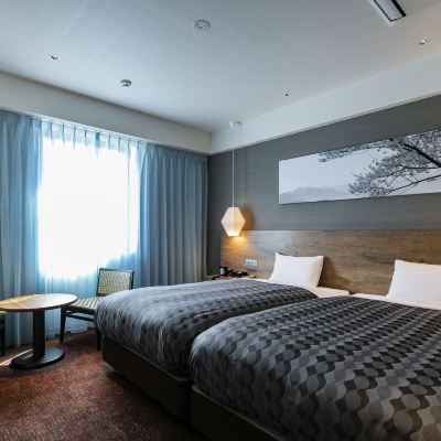 標準雙床房（山脈景觀）-無煙，24平方米 索雷斯特高千穗飯店優惠