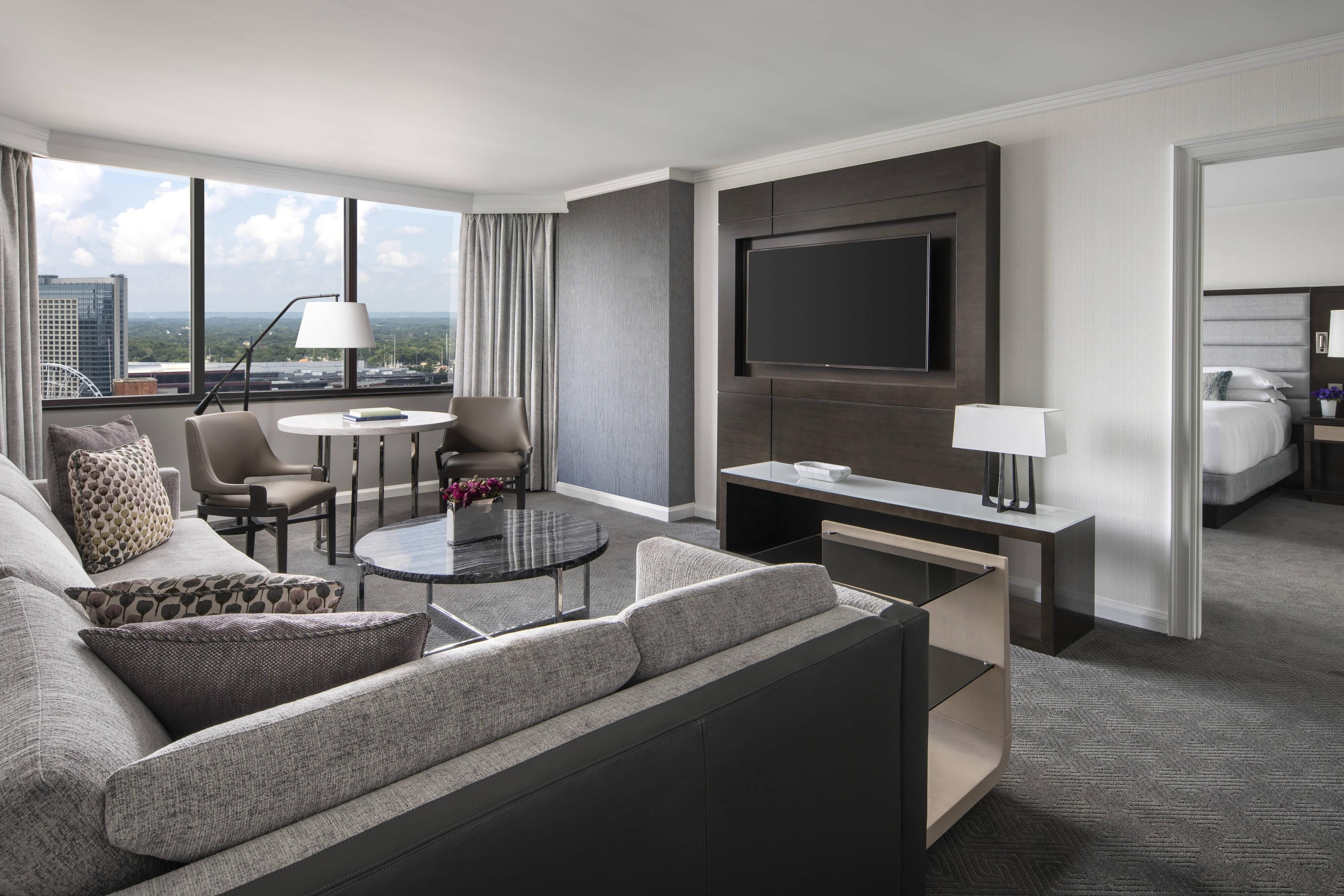 配有梳化床的一卧室行政特大床套房