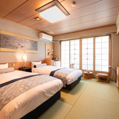 和洋折衷スタイルルーム(禁煙) 【平成温泉番付】栃木県第1位　にごり湯と美食　やまの宿下藤屋 クーポン