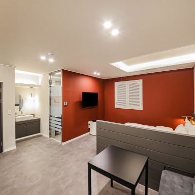 스타일 와이드 킹 사이즈 베드룸 욕실 포함 Mokpo Hotel Gabom 쿠폰