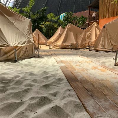 Basic Tent (Self Assembling Mattress) Tropical Islands Promo Code