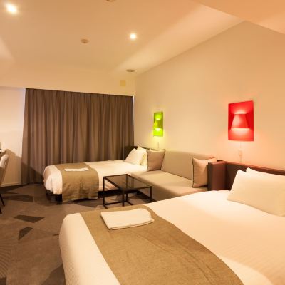 尊貴雙床房， 可吸菸 （2張小雙床） 澀谷格蘭貝爾飯店優惠