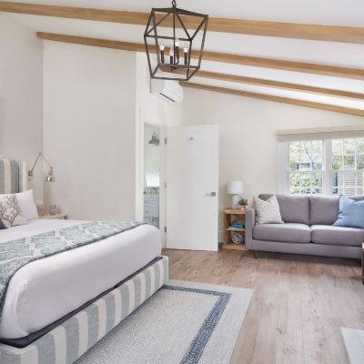 Deluxe Room, 1 King Bed, Patio (Fireplace, Upstairs) Hideaway Santa Barbara, A Kirkwood Collection Property Promo Code