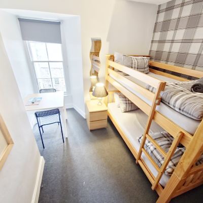 Twin Room With Bunk Bed And Shared Bathroom