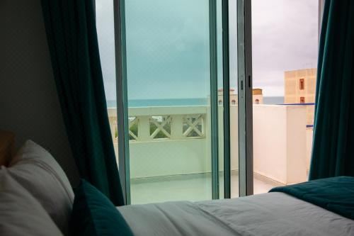 带海景的双人房