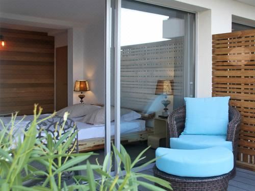 带海景的双人房