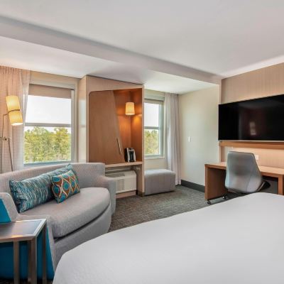 特大床房（帶梳化床） 卡瑞與帕克賽德城廣場購物中心羅裏萬怡酒店優惠