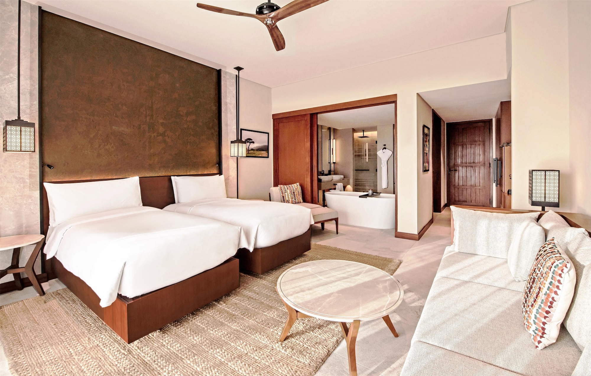 Alila Hinu Bay泻湖景双床房带露台 禁烟