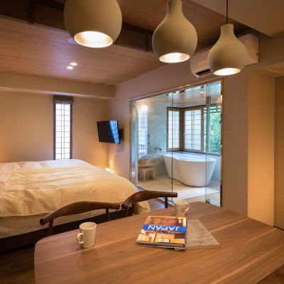 Suite with View Bath (Mountain Style), Non Smoking (68sqm) 宮島別荘 クーポン