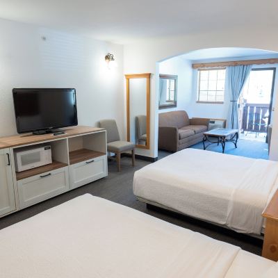 Deluxe Fireplace View Double Queen Icicle Village Resort Promo Code